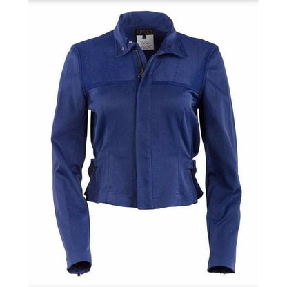 Coats & Jackets matsuda-cobalt-blue-fitted-moto-jacket Matsuda Dark Slate Gray