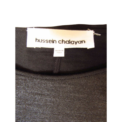 hussein-chalayan-black-and-silver-dress Dresses Dark Slate Gray