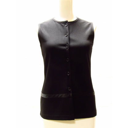 1990s-helmut-lang-minimal-black-buttoned-vest Vests Light Gray