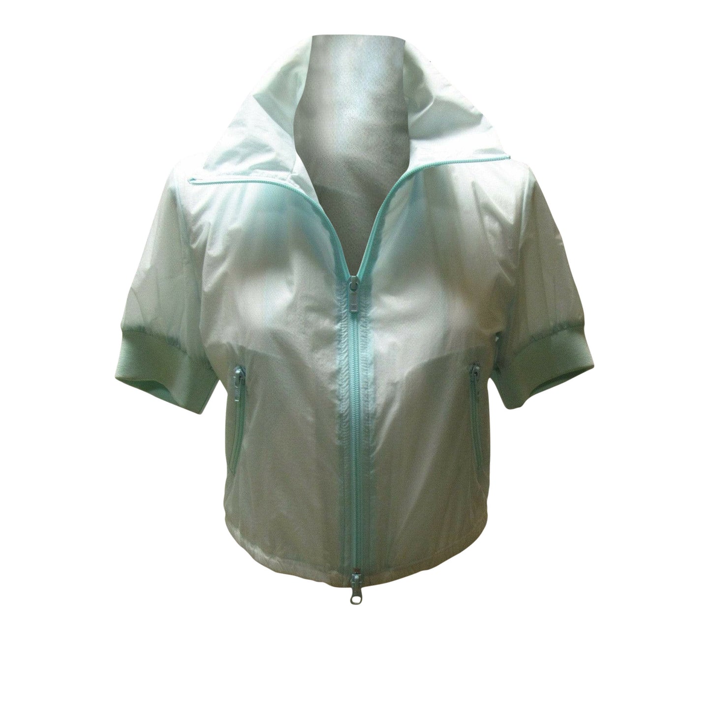Jackets Y-3 Yohji Yamamoto Vapor Cheerleader Jacket - Cropped Mesh Lined Dim Gray