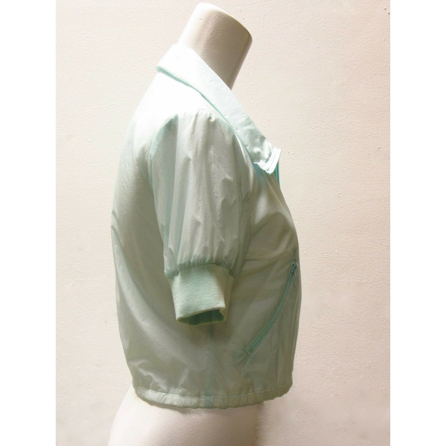 Jackets Y-3 Yohji Yamamoto Vapor Cheerleader Jacket - Cropped Mesh Lined Light Gray