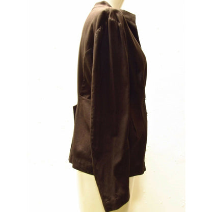Coats & Jackets yohji-yamamoto-ys-brown-lace-up-jacket Black