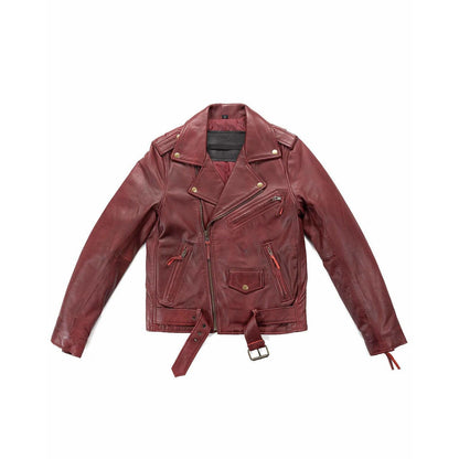 Coats & Jackets leather-biker-jacket Sienna
