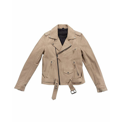 Coats & Jackets leather-jacket Rosy Brown