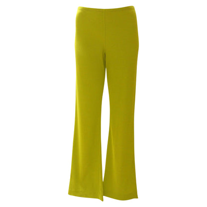 Pants matsuda-vintage-chartreuse-stretch-pant Matsuda Dark Goldenrod