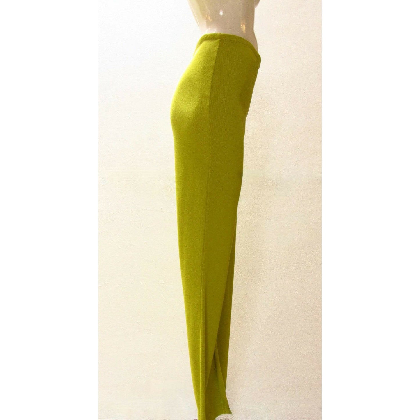 Pants matsuda-vintage-chartreuse-stretch-pant Matsuda Olive Drab