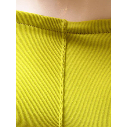 Pants matsuda-vintage-chartreuse-stretch-pant Matsuda Goldenrod