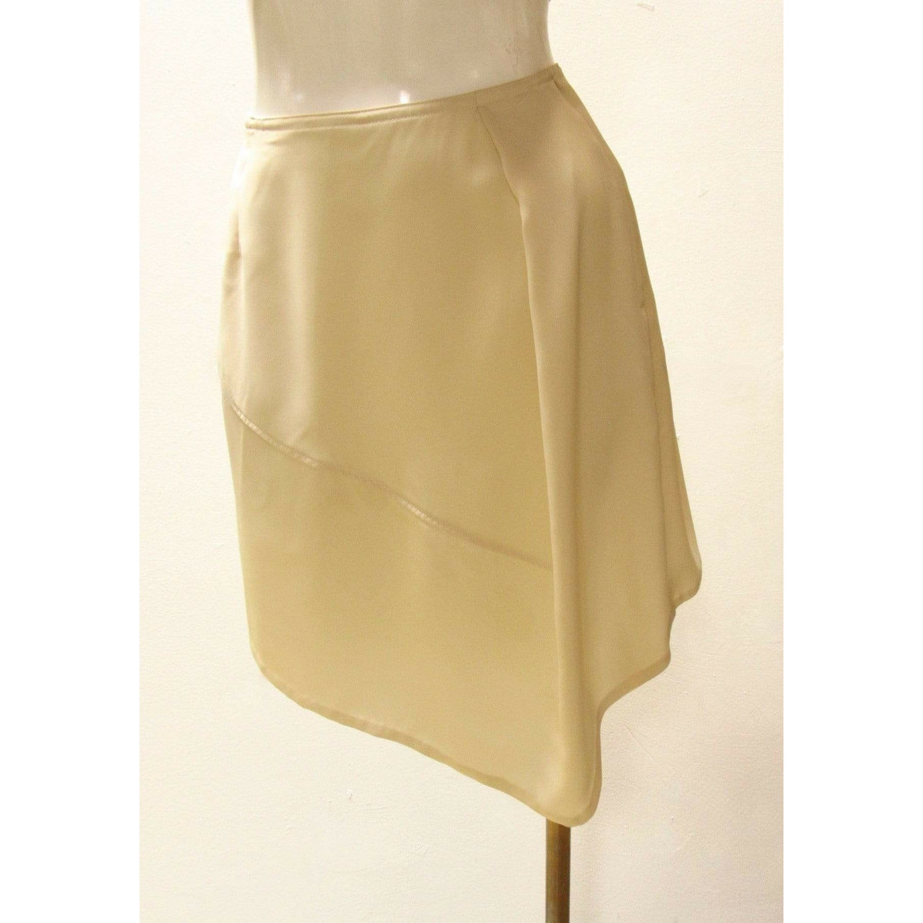 matsuda-vintage-ivory-asymmetrical-skirt Skirts Bisque