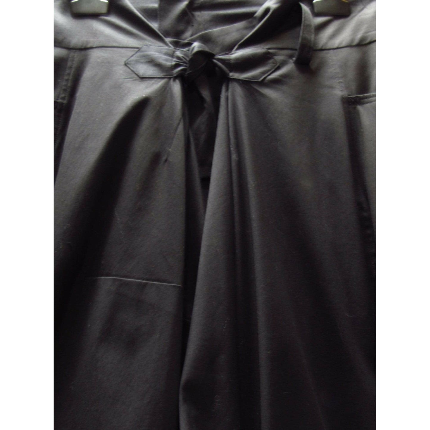 Y-3 Black Oversized Pant Dark Slate Gray