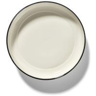 ann-demeulemeester-27-cm-high-plates-set-of-two High Plate Light Gray