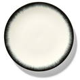 Plate ann-demeulemeester-17-5-cm-plates-set-of-two-1 Dark Slate Gray