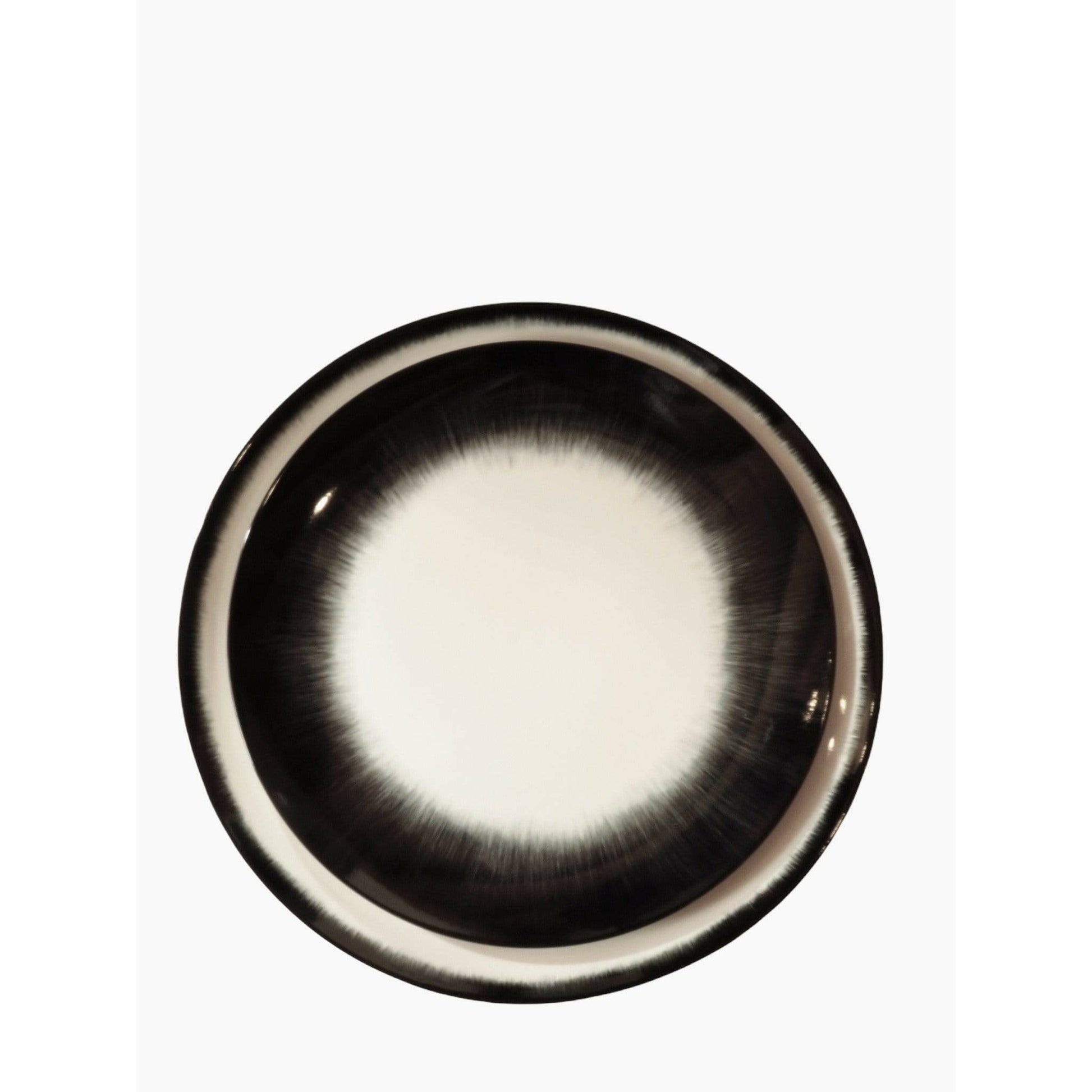 Plate ann-demeulemeester-for-serax-24-cm-plates-set-of-two-1 Black