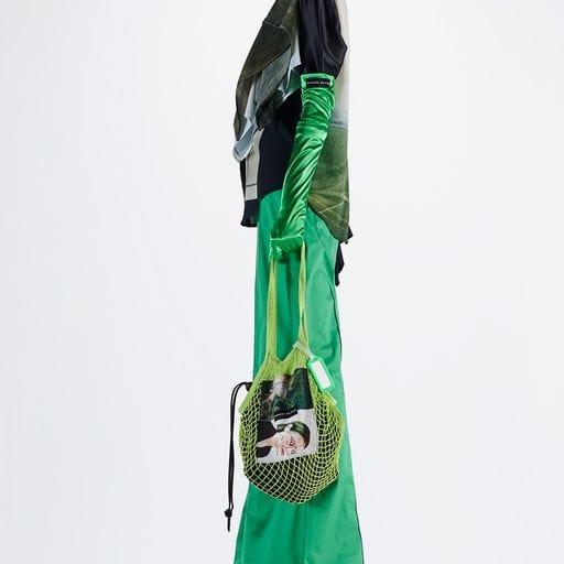 Barbara Bologna Handbags OS / Green / Cotton Barbara Bologna BB Sack Bag