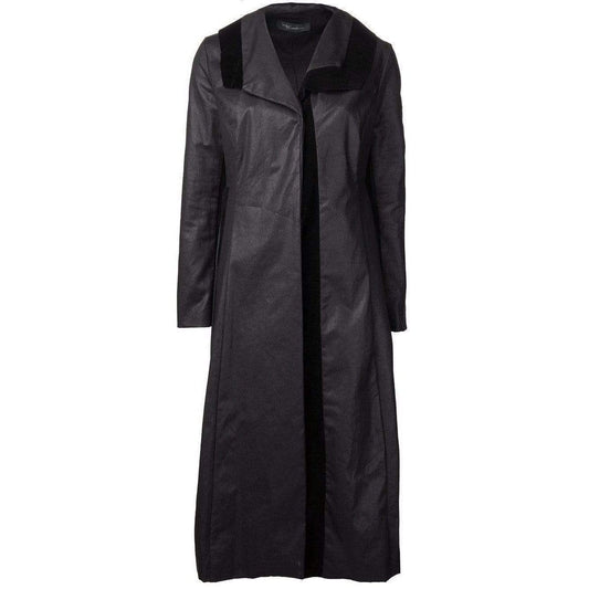 Coats & Jackets long-coat Barbara Bologna Dark Slate Gray