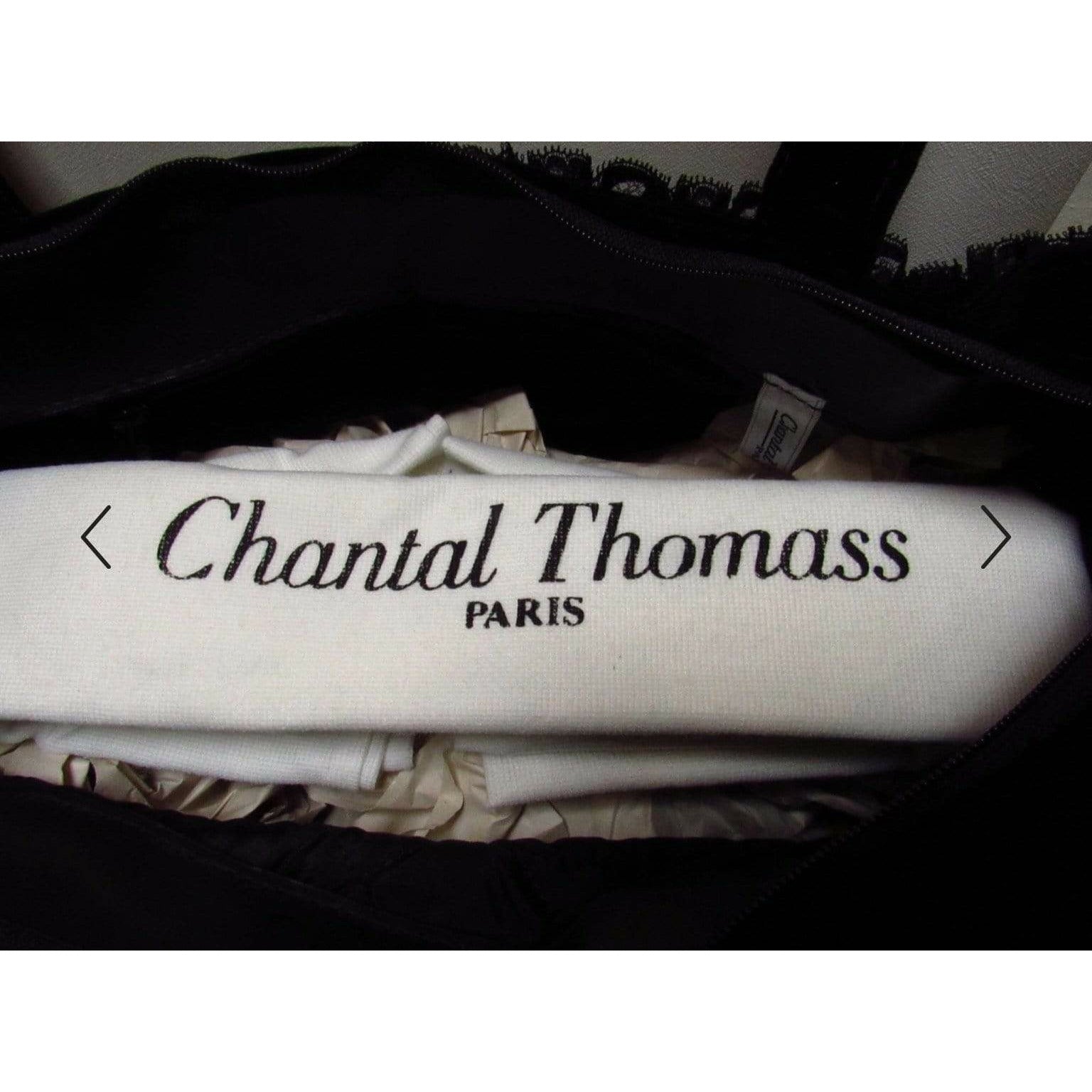 Handbags chantal-thomass-black-velvet-and-lace-purse Chantal Thomass Black