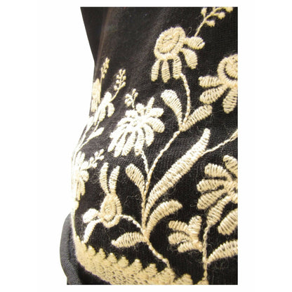Shirts & Tops comme-des-garcons-floral-embroidered-knit-top Comme des Garçons Wheat