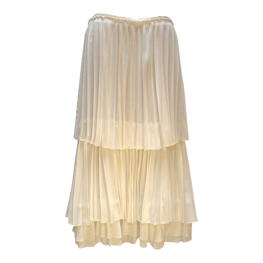 Skirts comme-des-garcons-double-layered-skirt Comme des Garçons Tan