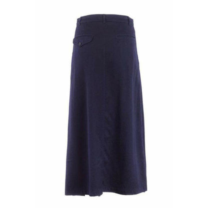Skirts comme-des-garcons-navy-asymmetric-maxi-skirt Dark Slate Gray