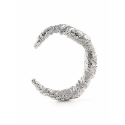 bracelet wrapped-silver-bracelet Gray