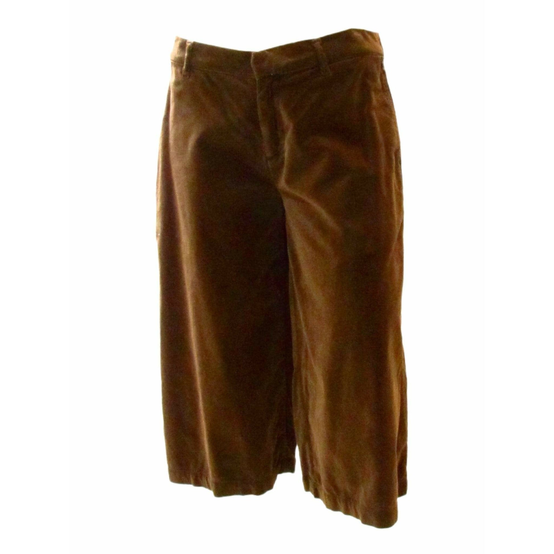 Pants jean-paul-gaultier-short-brown-velvet-pant Black