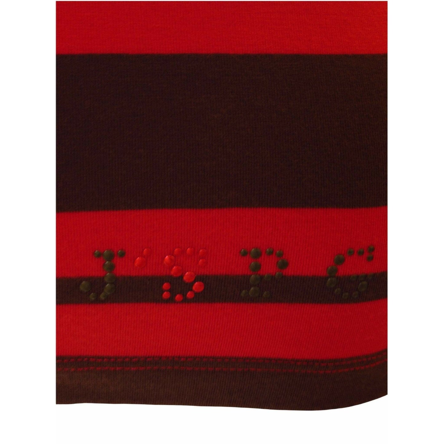 Shirts & Tops jean-paul-gaultier-red-stripe-long-sleeved-polo Jean Paul Gaultier Black