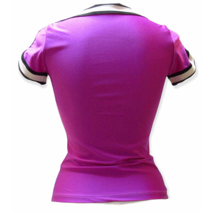 Shirts & Tops jean-paul-gaultier-grey-and-purple-fitted-tee Jean Paul Gaultier Dark Magenta