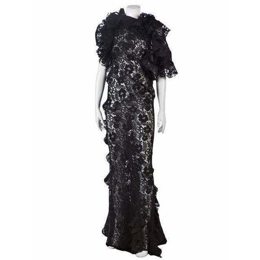 junya-watanabe-vintage-lace-gown Dresses Dark Slate Gray