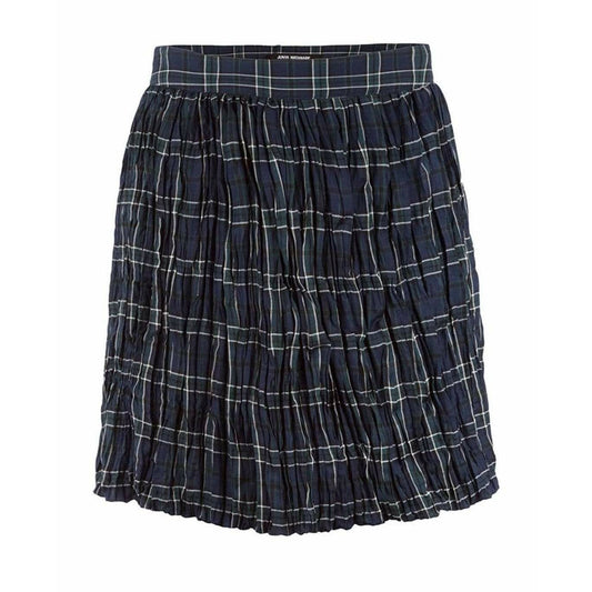 junya-watanabe-comme-des-garcons-plaid-crinkle-skirt Skirts Dark Slate Gray
