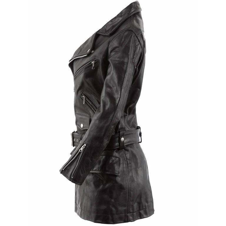 Womens Jackets + Coats vintage-leather-biker-jacket Junya Watanabe Dark Slate Gray