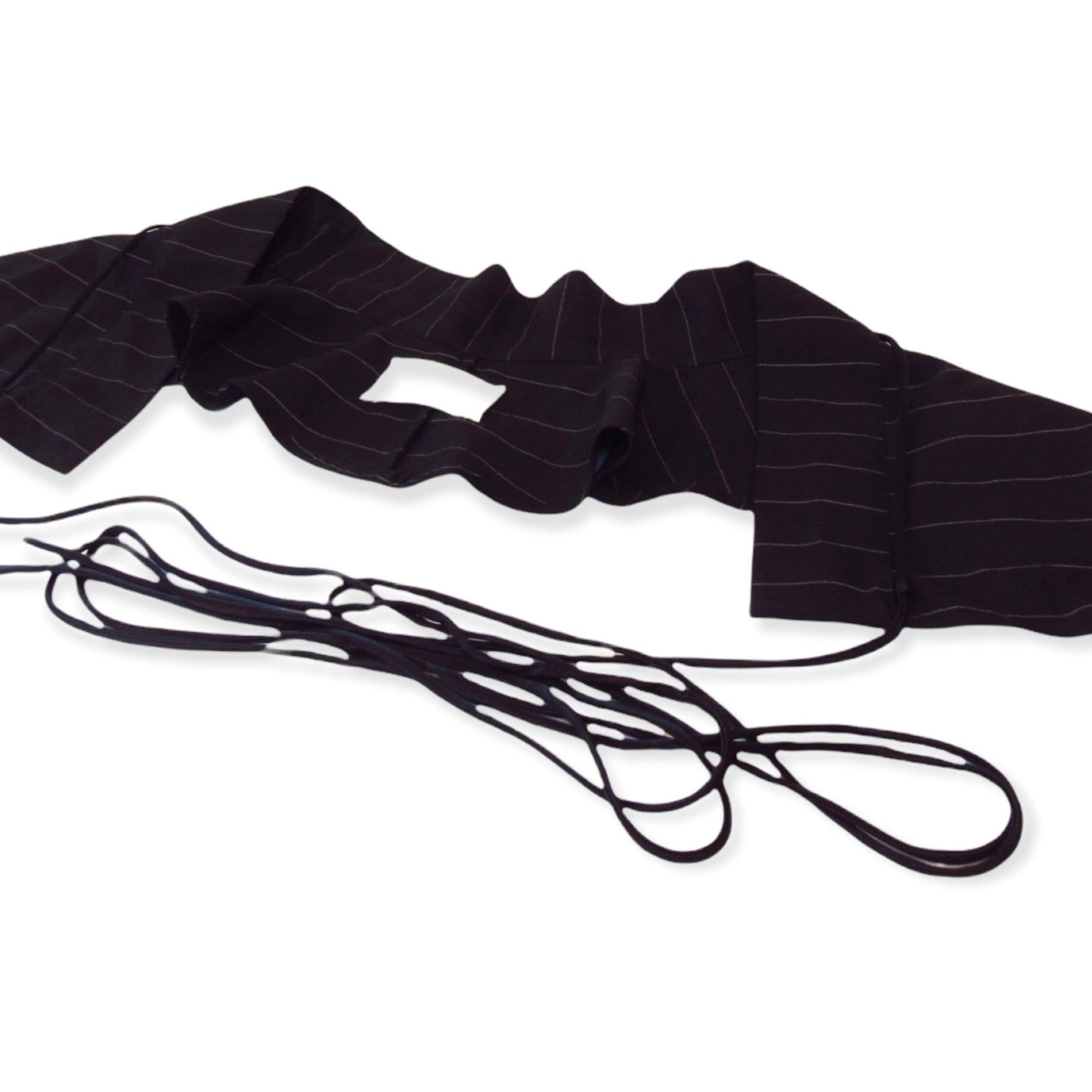 Belts maison-martin-margiela-pinstriped-wide-waist-belt Lavender