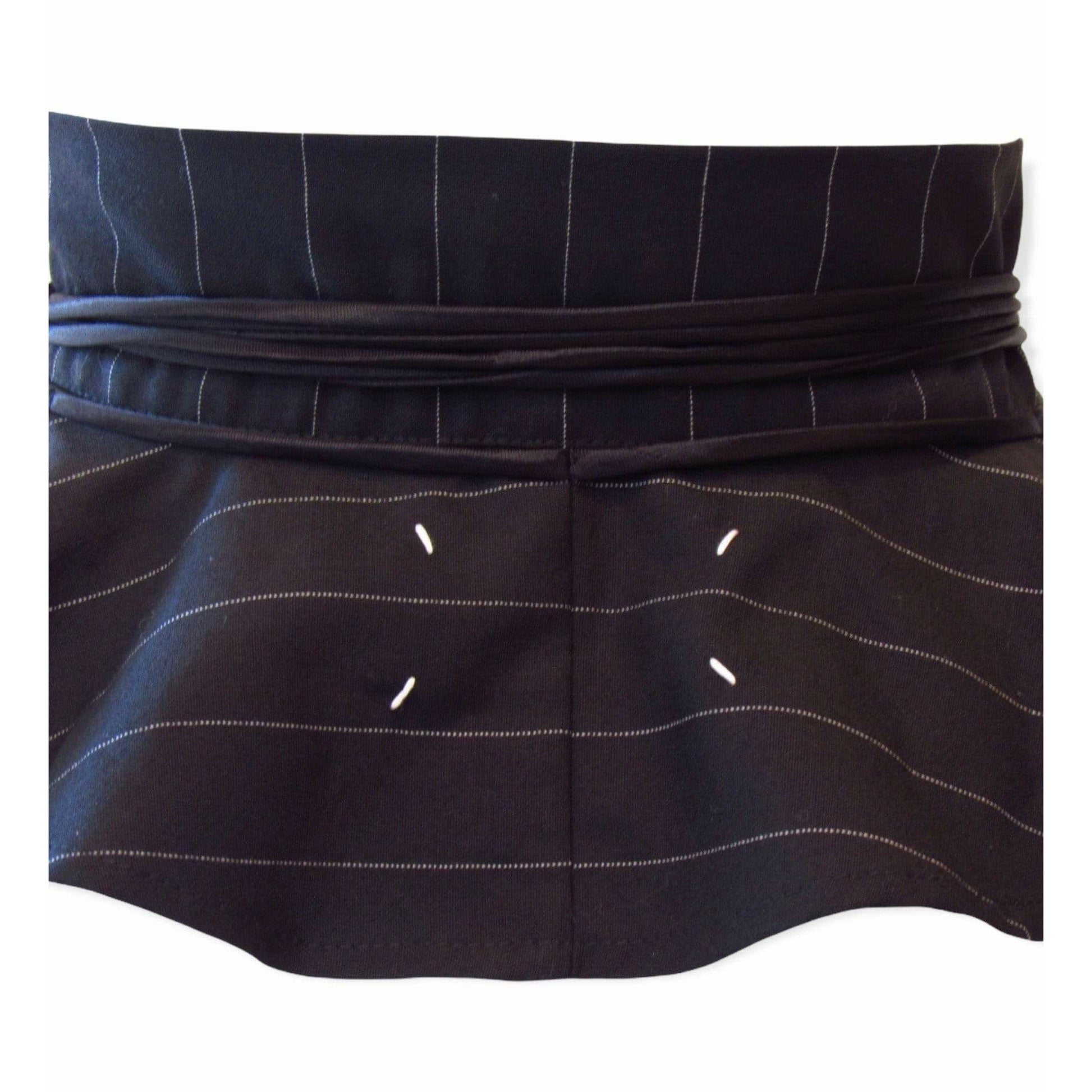 maison-martin-margiela-pinstriped-wide-waist-belt Belts Dark Slate Gray