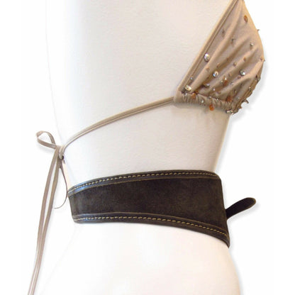 Belts maison-martin-margiela-asymmetrical-saddel-leather-belt Antique White