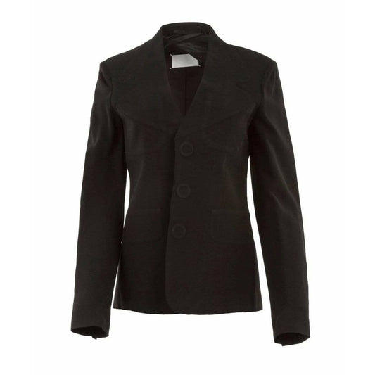 maison-martin-margiela-covered-button-blazer Coats & Jackets Black