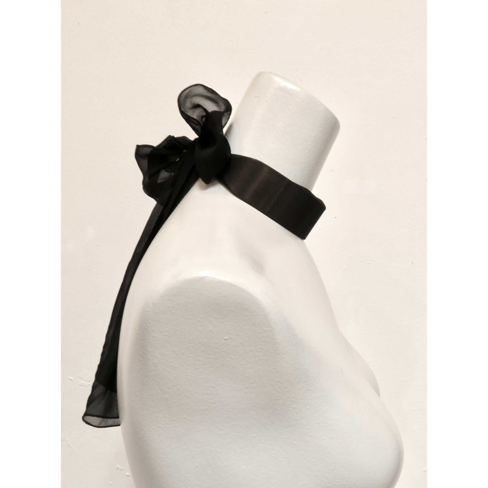 Maison Martin Margiela Necklaces OS / Black / Bronze and silk Maison Martin Margiela Wrapped Necklace
