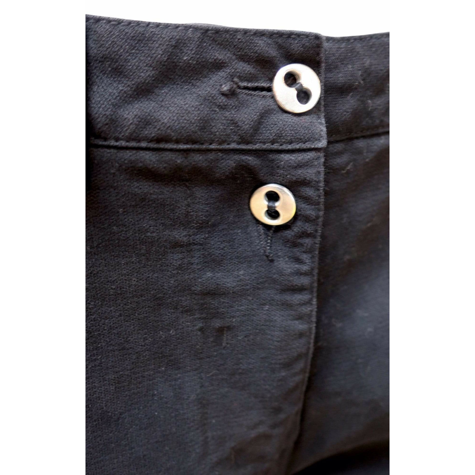 Pants maison-martin-margiela-high-cut-narrow-leg-pant Dark Slate Gray