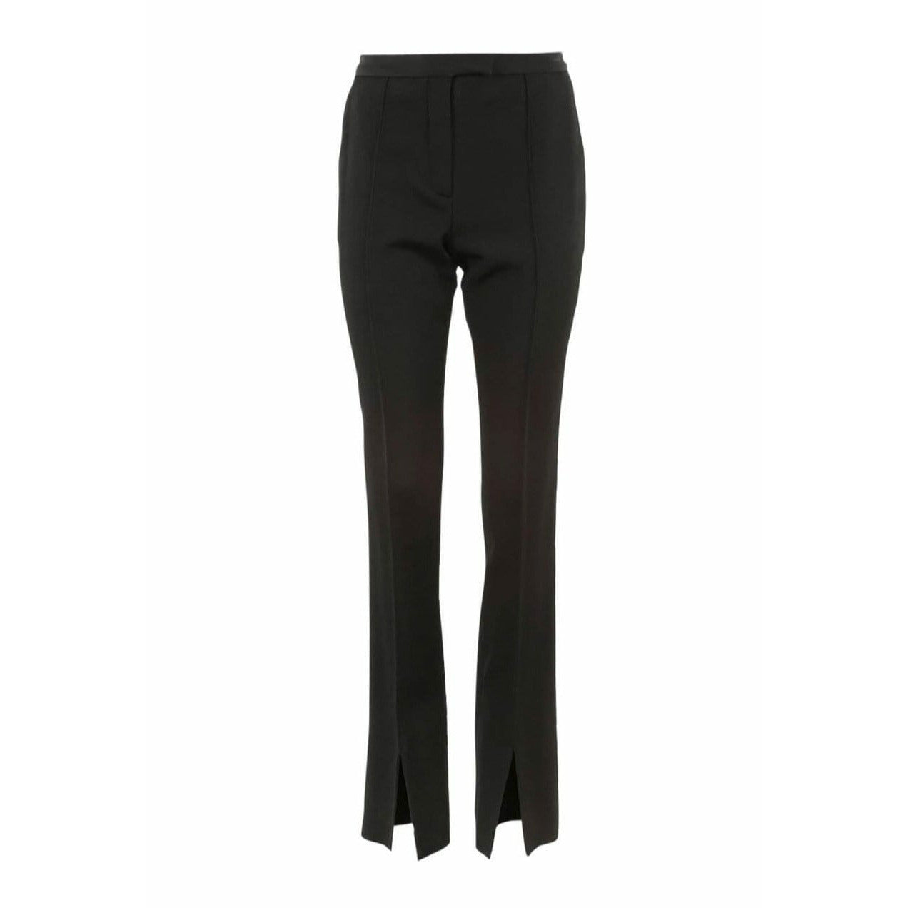 Pants maison-martin-margiela-slit-leg-fitted-trousers Black
