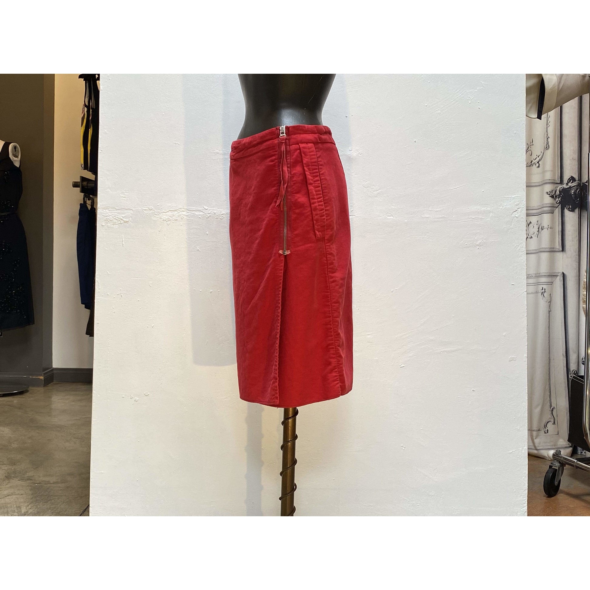 Skirts maison-martin-margiela-wrap-skirt Light Gray