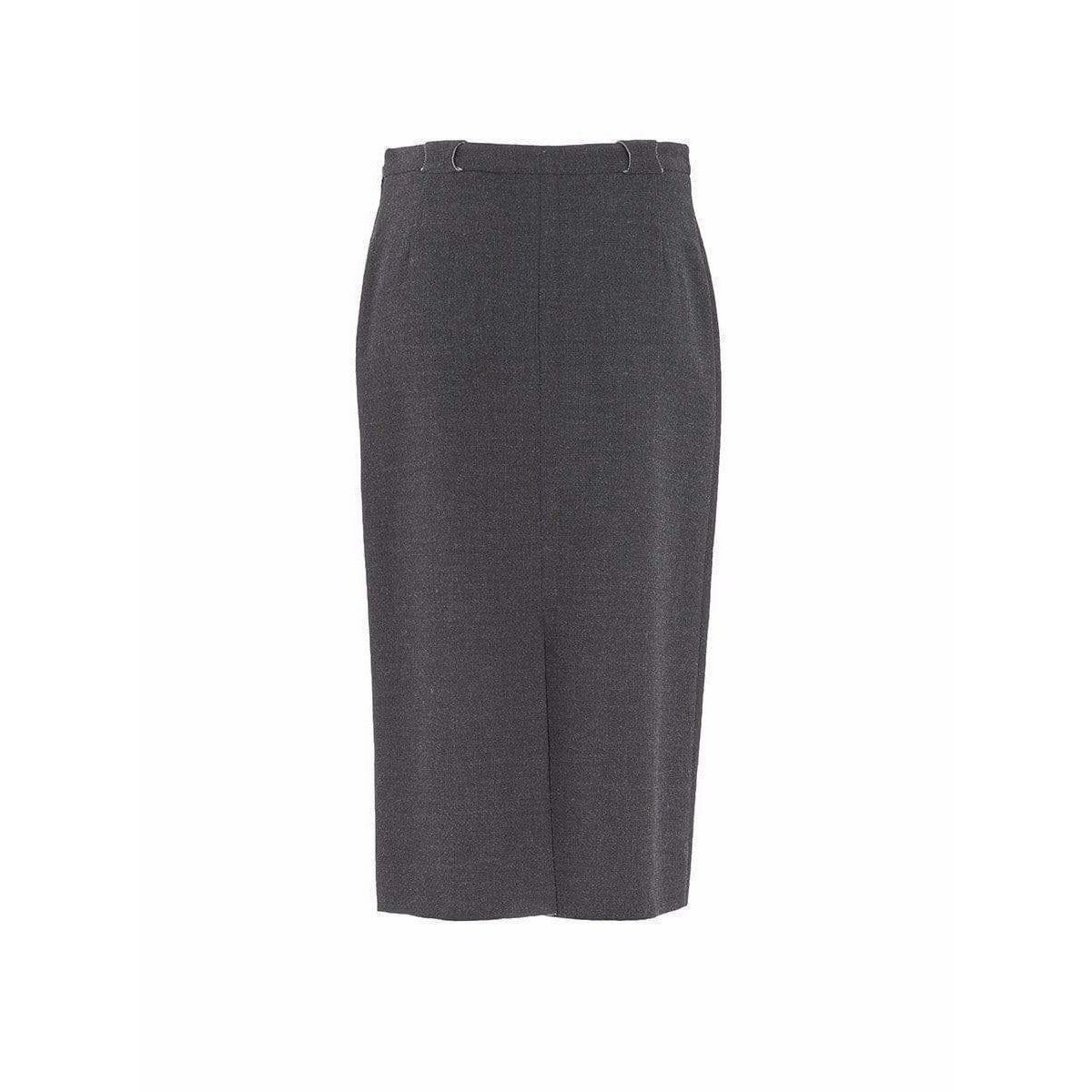 belted-pencil-skirt Skirts Dark Slate Gray
