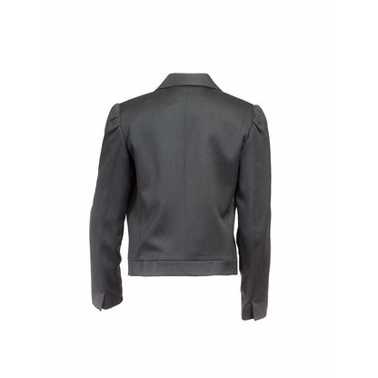 Coats & Jackets short-belted-jacket Dark Slate Gray