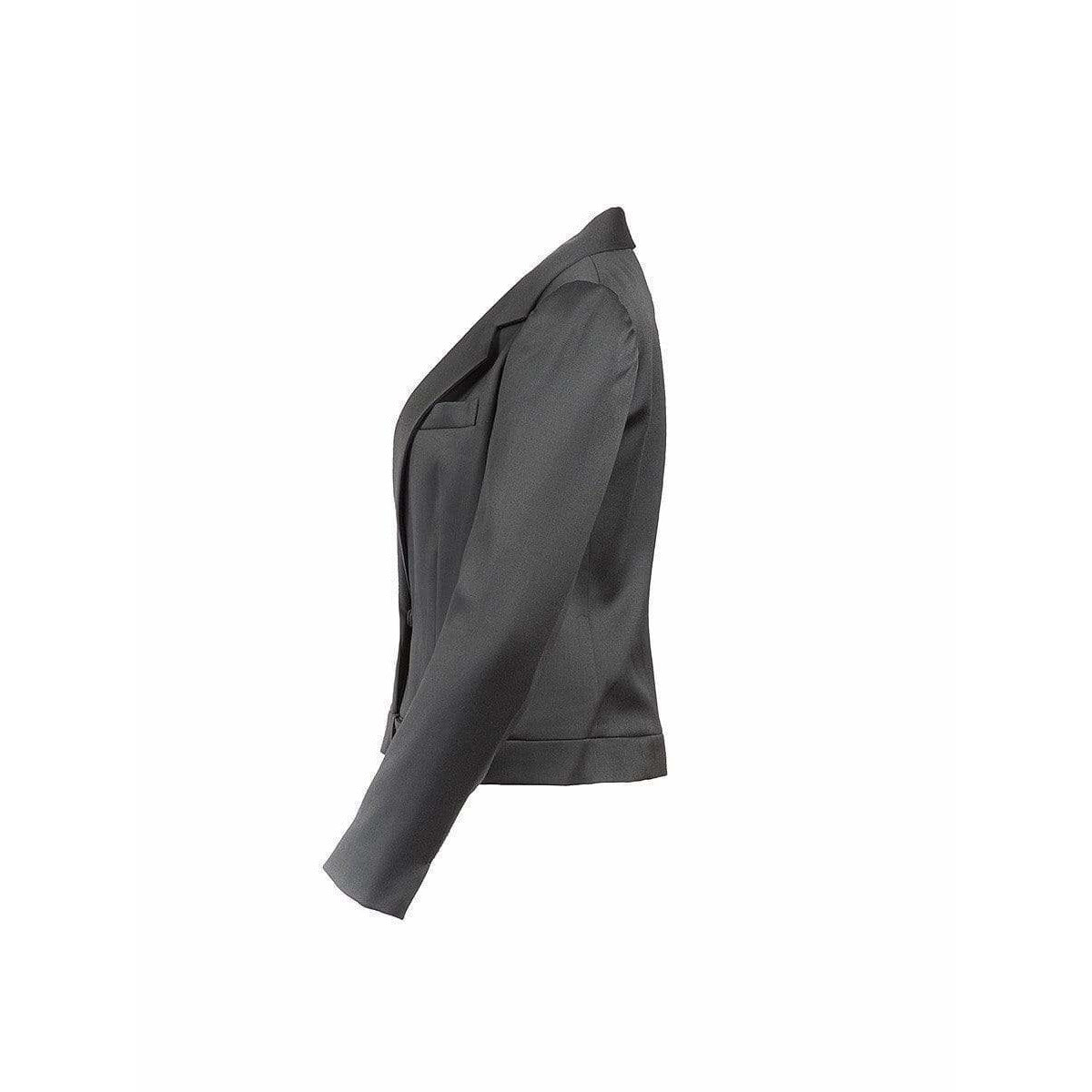 Coats & Jackets short-belted-jacket Dark Slate Gray