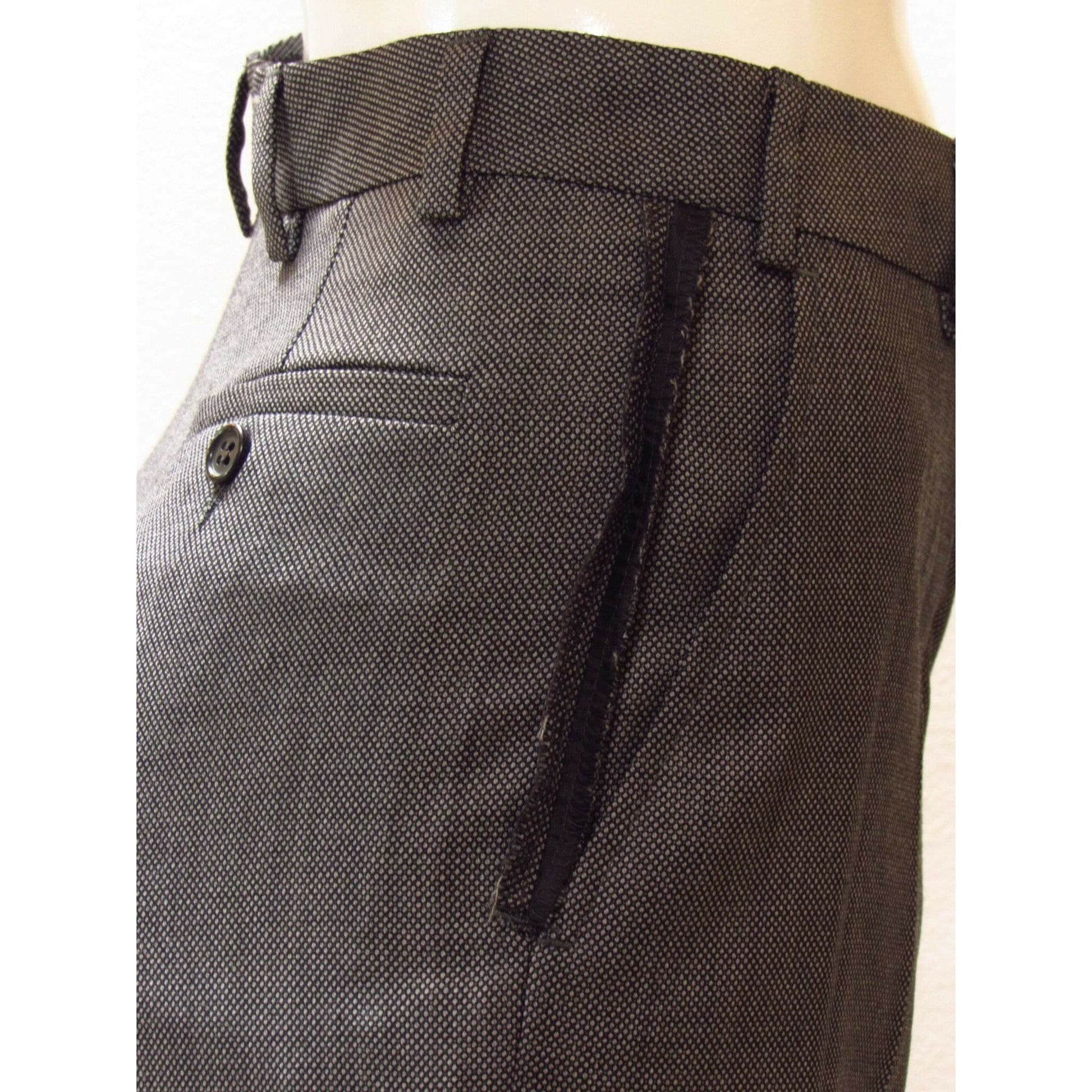 straight-leg-high-waisted-pants Pants Dark Slate Gray