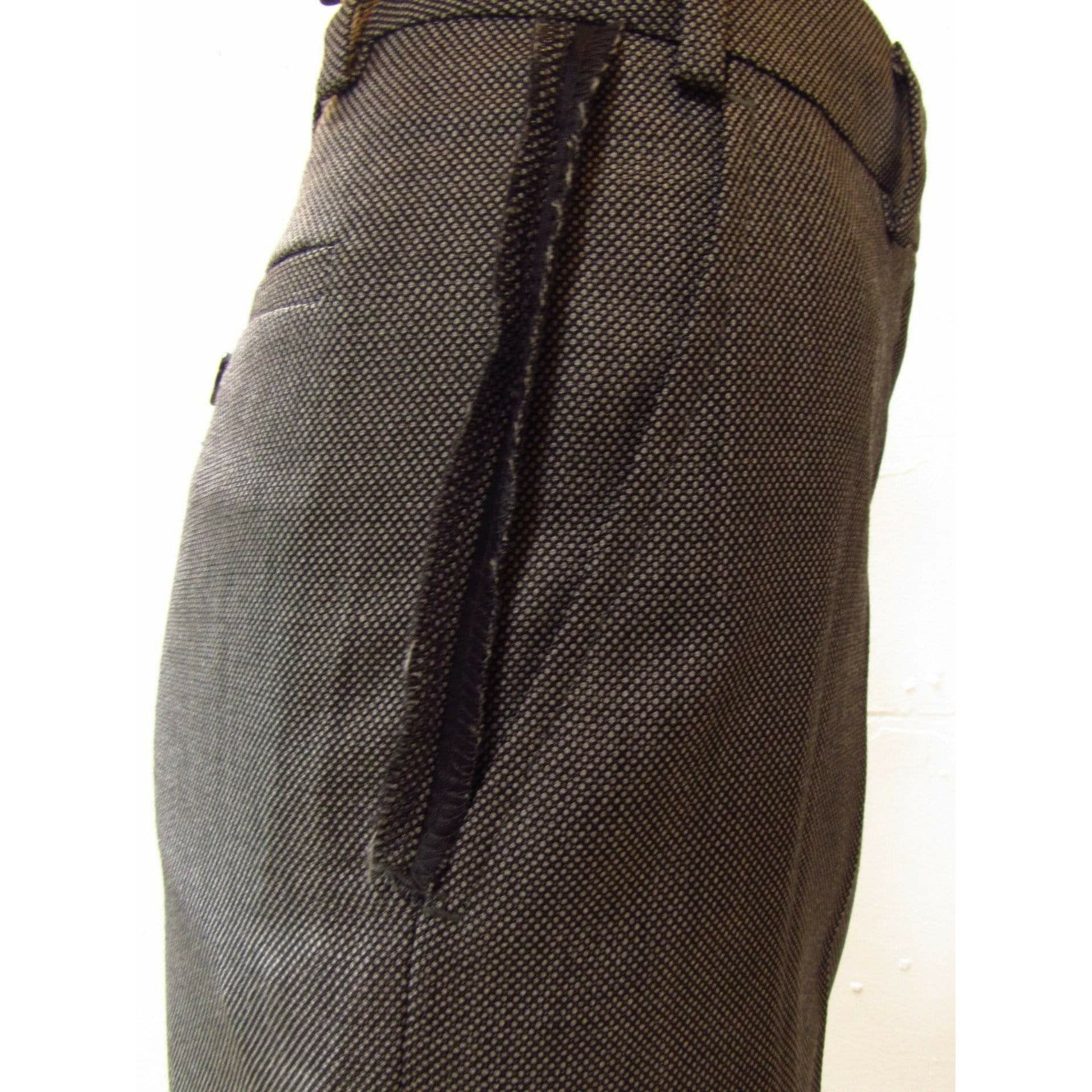 Pants straight-leg-high-waisted-pants Dark Slate Gray