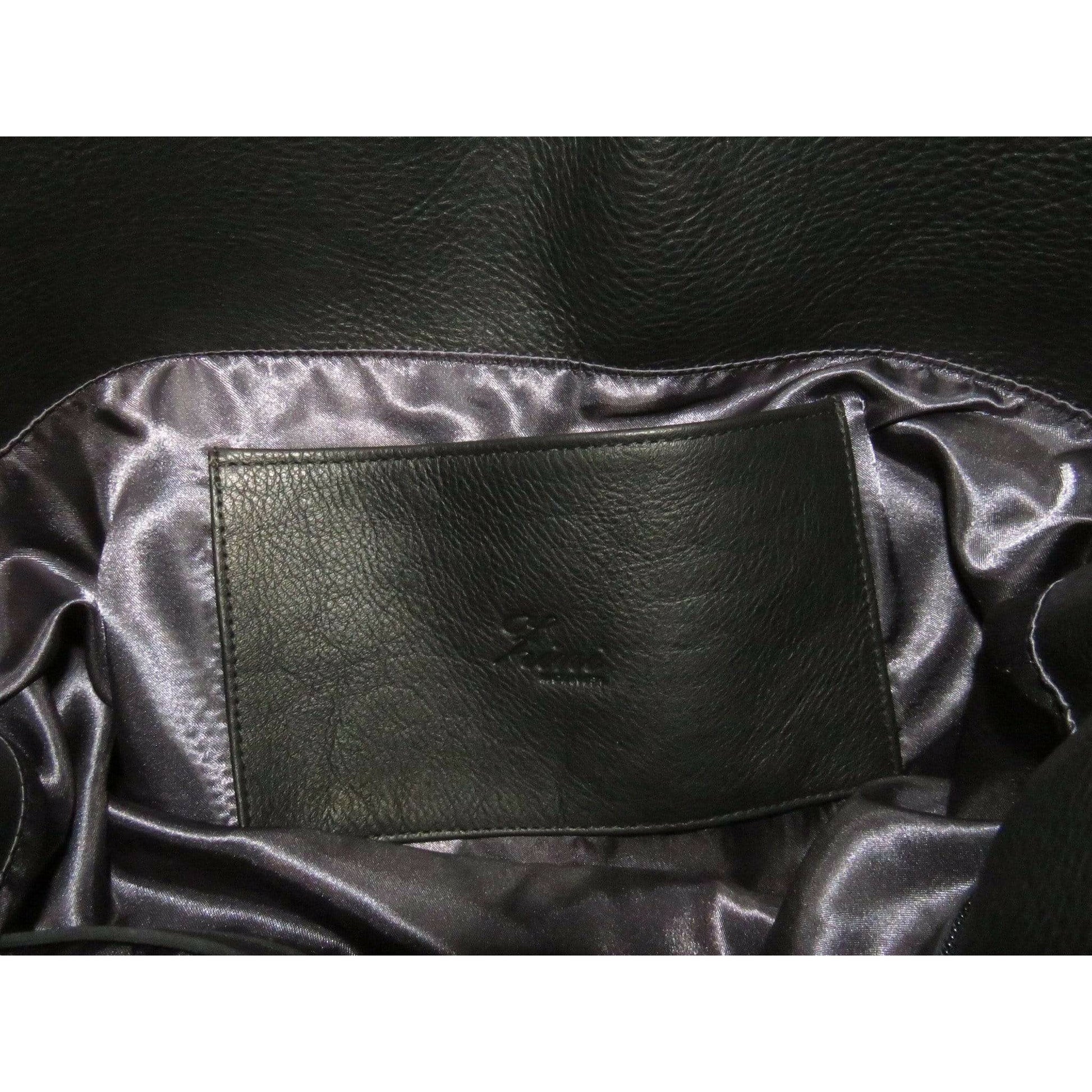 Handbags mineral-leather-shoulder-bag Dark Slate Gray
