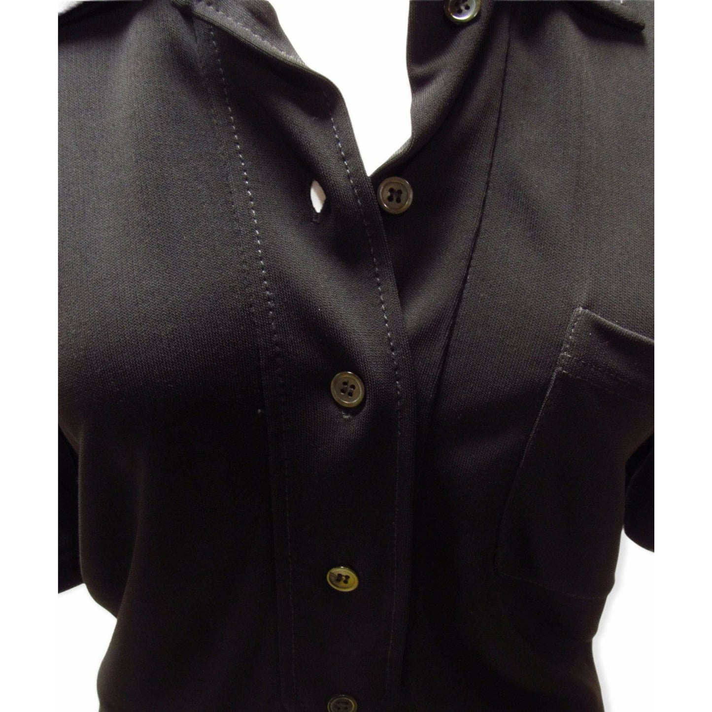 Shirts & Tops paco-rabanne-black-short-sleeve-polo Black