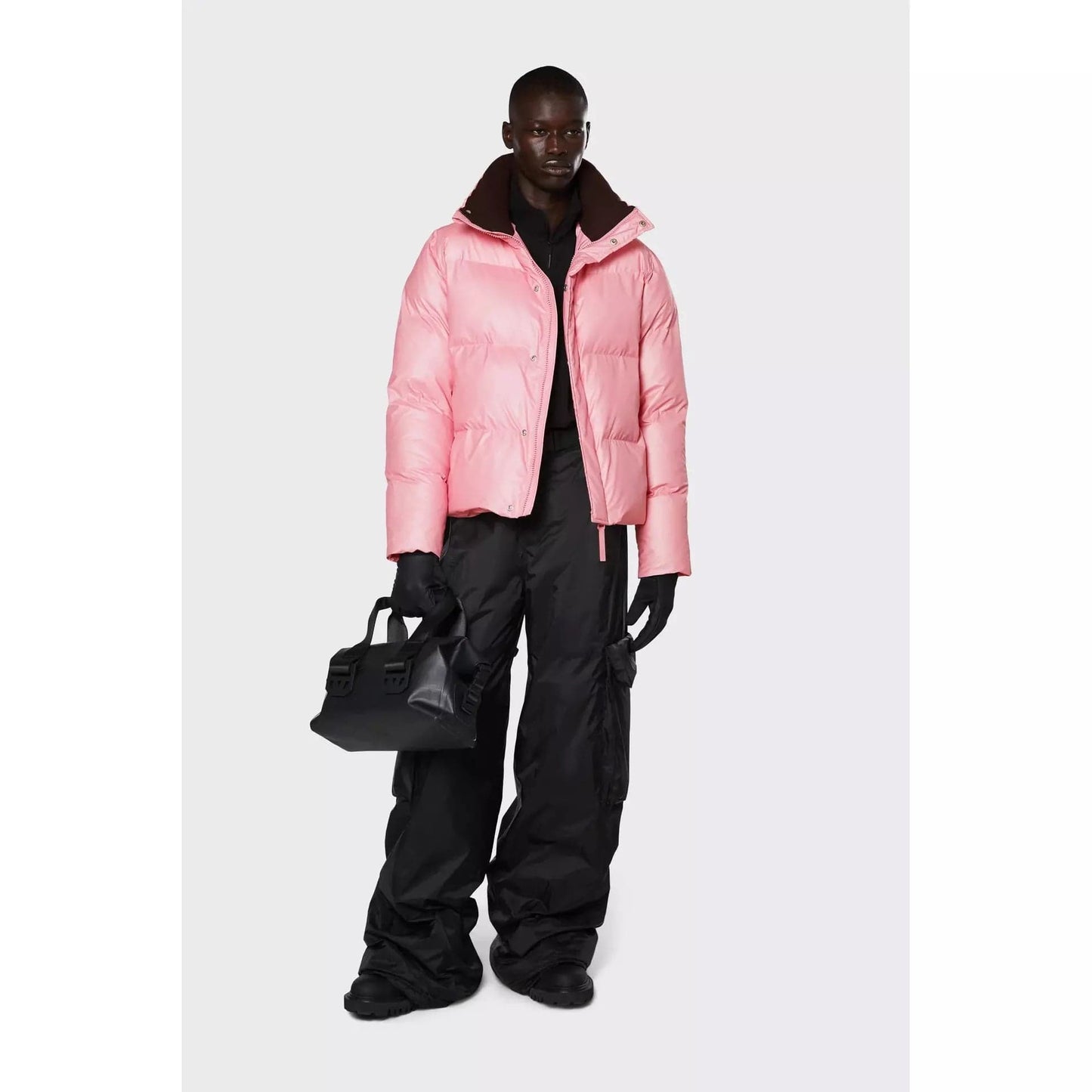 RAINS Coats & Jackets M / Pink Sky / Polyester RAINS Boxy Puffer Jacket