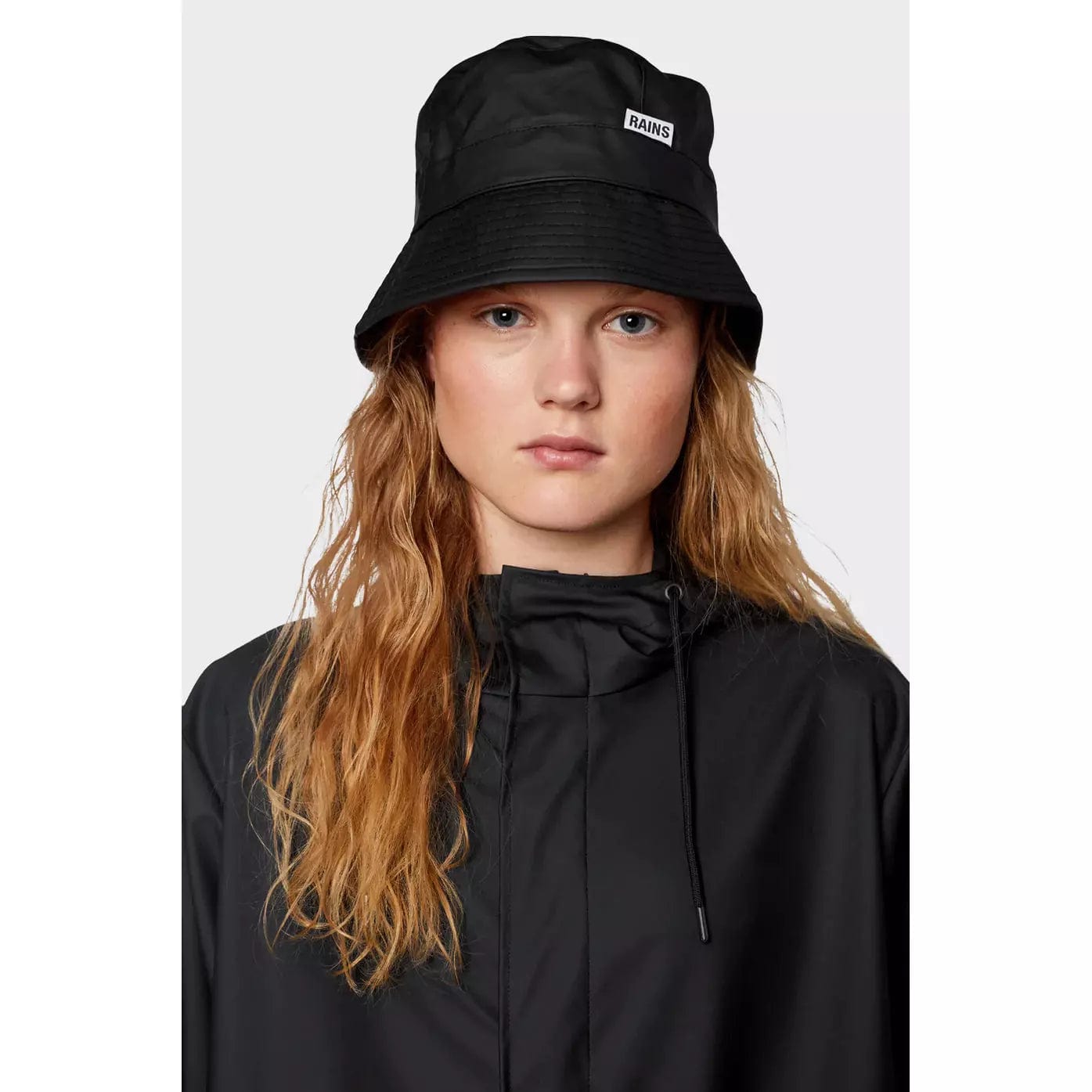 RAINS Hats 24.8 inches / Black / Polyester RAINS Bucket Hat