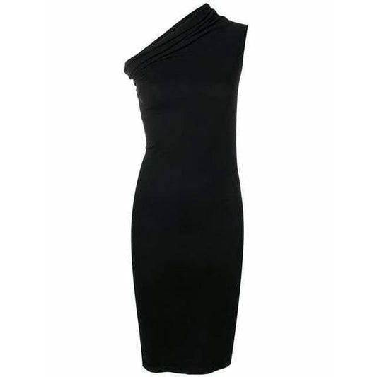 Dress one-shoulder-dress Black