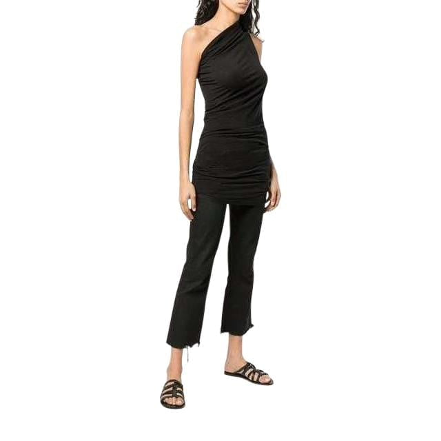 one-shoulder-dress Dress Black