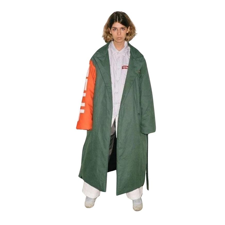 Coats & Jackets long-coat-1 T3CM Dark Olive Green