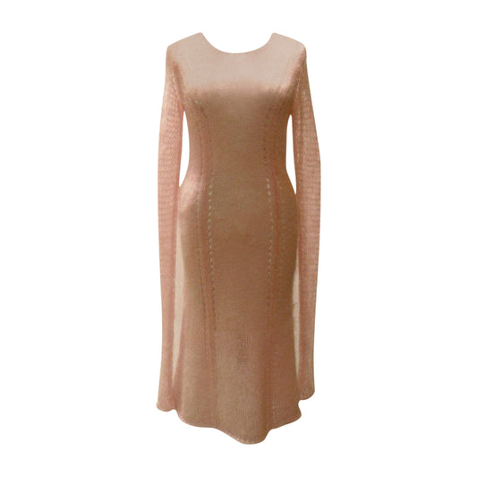 tao-comme-des-garcons-pink-mohair-sweater-dress Dresses Sienna